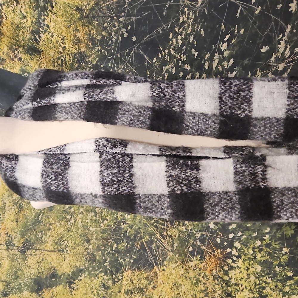 Buffalo Check Fluffy Scarf